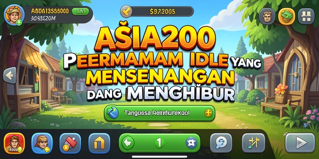 Tampilan gameplay menarik dalam ASIA200 yang penuh aksi Idle.