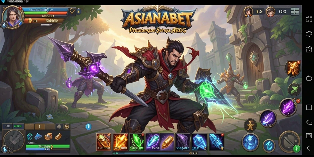 Tampilan gameplay yang menakjubkan dalam ASIANABET, merasakan aksi ARPG yang seru.