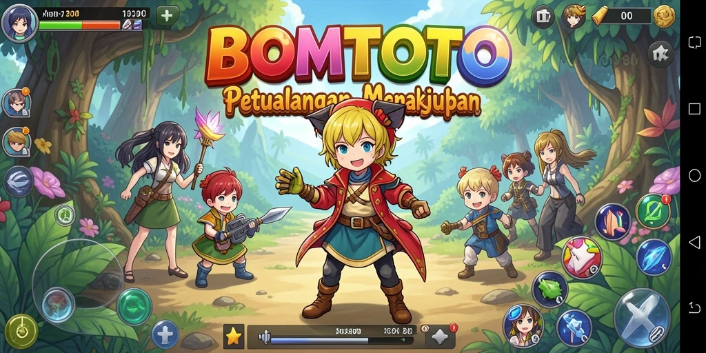 Pengalaman gameplay seru dan penuh warna dari BOMTOTO.