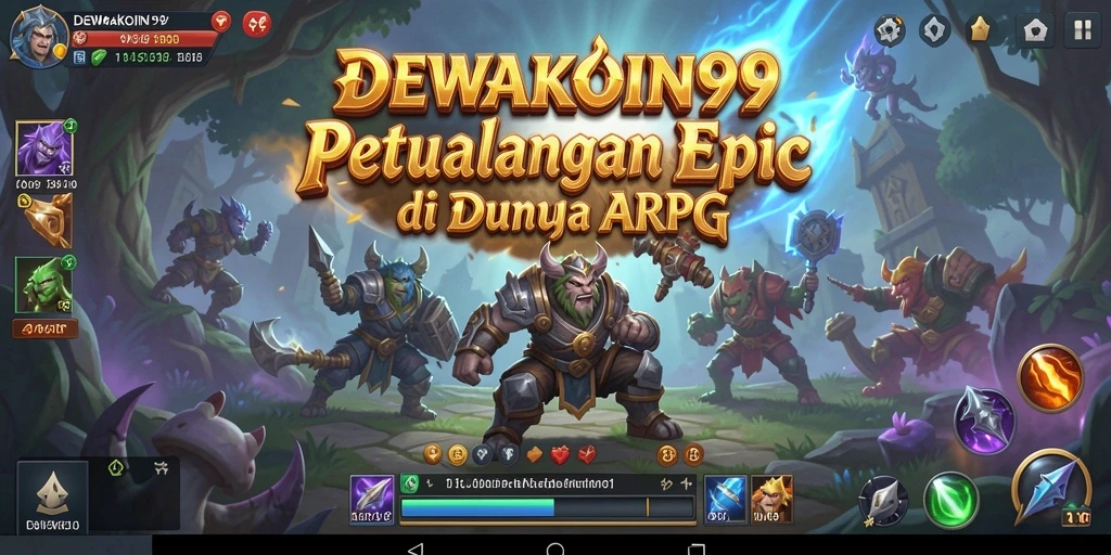 Tampilan gameplay seru dan mendebarkan di DEWAKOIN99.