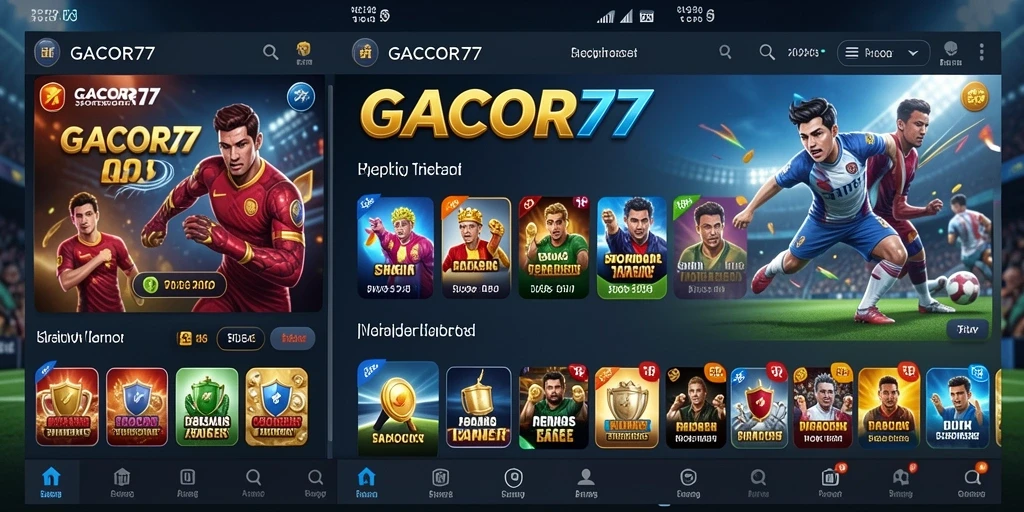 Tampilan gameplay GACOR77 dengan berbagai opsi taruhan yang menggembirakan.