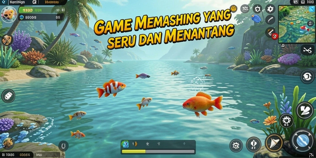 Tangkapan ikan yang besar di gameplay ID098.