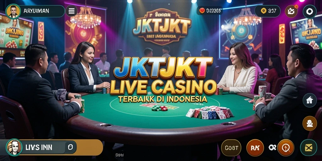 Tampilan menarik dari gameplay Live Casino JKTJKT.