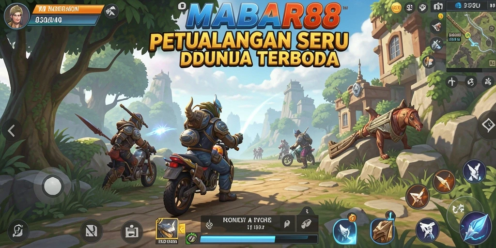 Tangkapan layar dari MABAR88 menampilkan aksi seru di dunia terbuka.