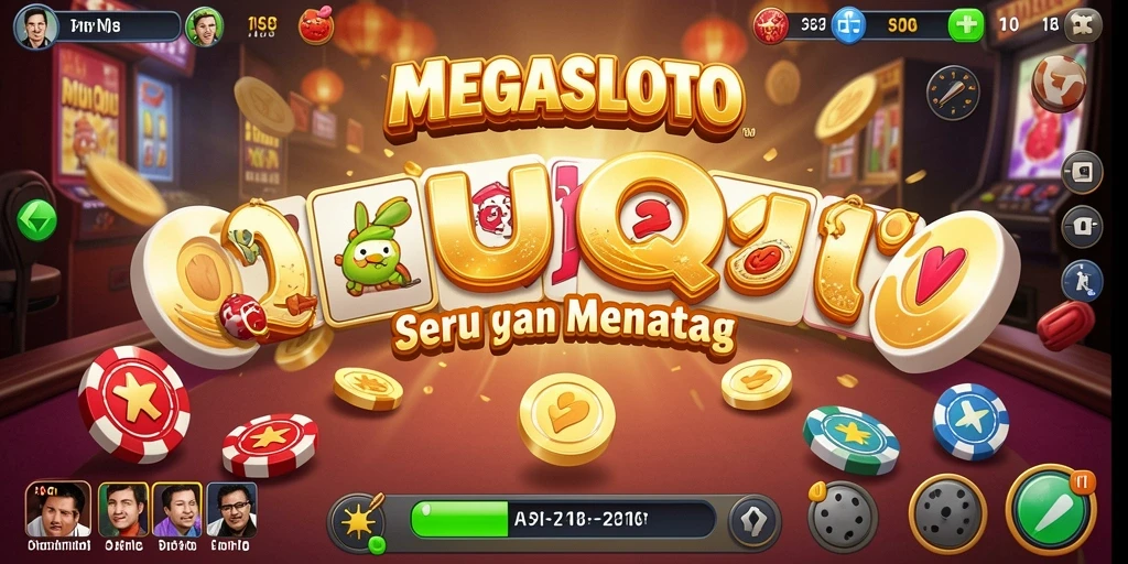 Tampilan gameplay seru di MEGASLOTO QiuQiu.