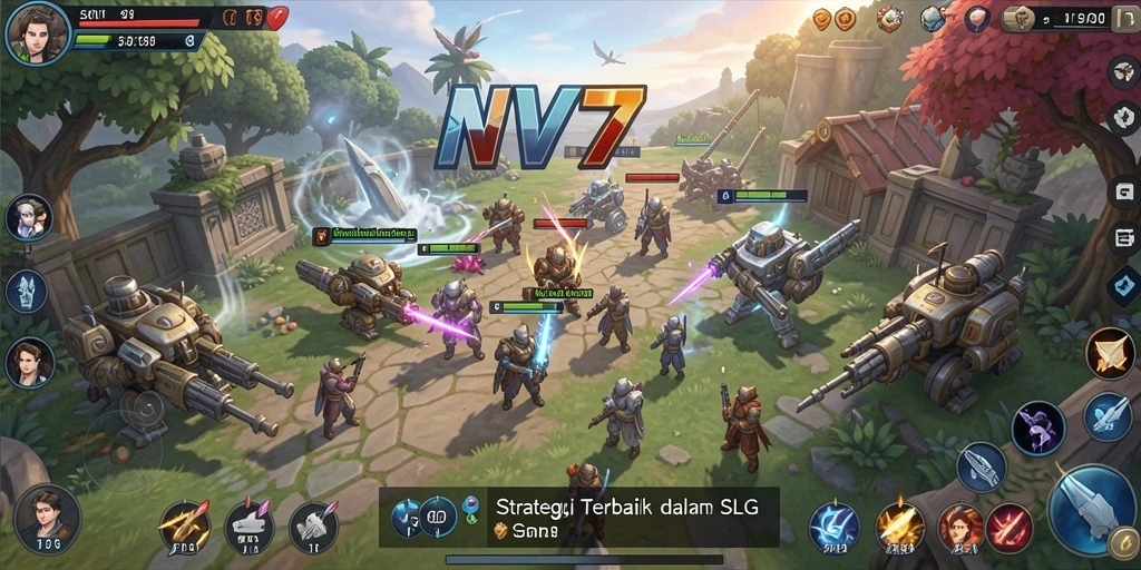 Tampilan menarik dari gameplay NV77 yang memukau.