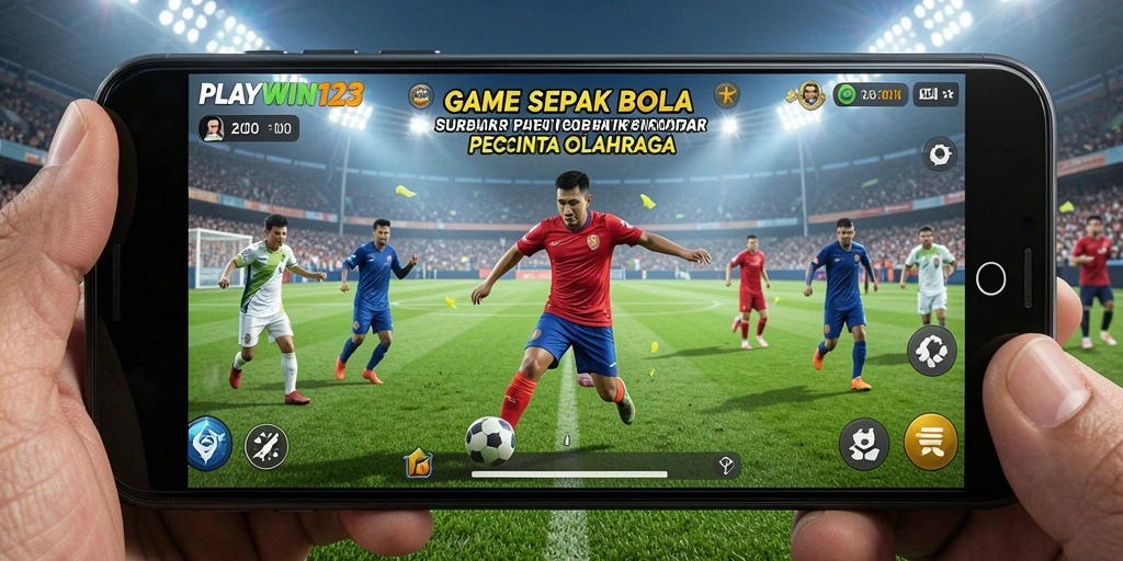 Gameplay menarik dari PLAYWIN123 dalam aksi sepak bola.