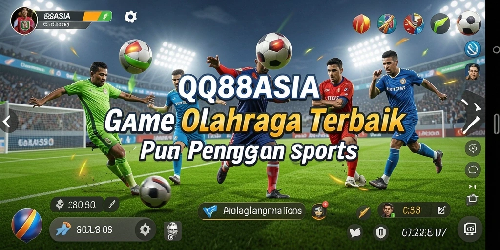 Menampilkan gameplay seru di QQ88ASIA dengan berbagai jenis olahraga.
