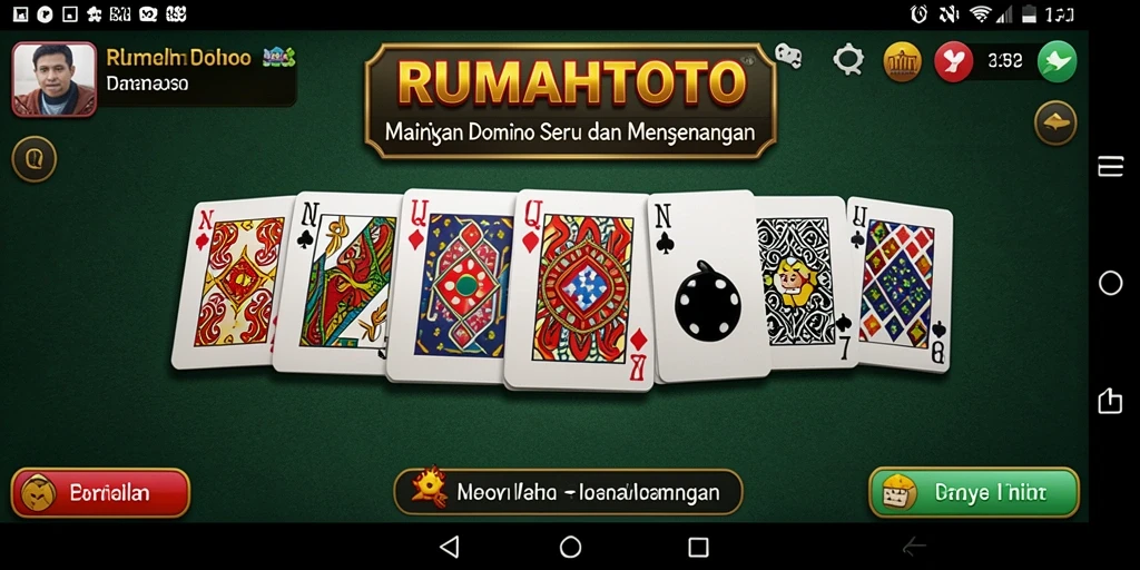 Tampilan gameplay seru di RUMAHTOTO dengan grafis yang menarik.