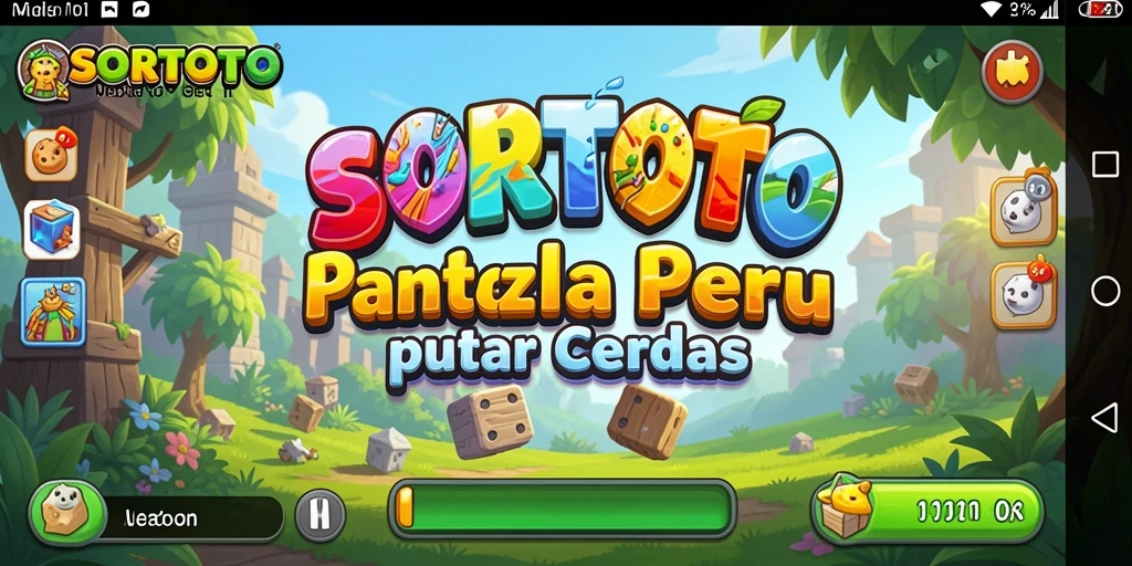 Tampilan gameplay SORTOTO yang menarik dan menantang.