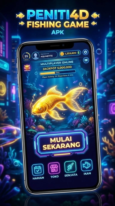 Tampilan utama aplikasi peniti4d yang memudahkan akses.